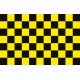 שטיח "דגל מרוצים" - צהוב 70 על 110 ס"מ